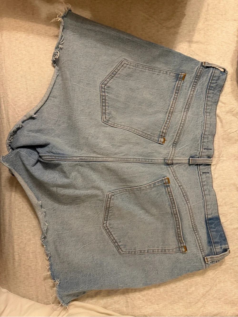 Abercrombie & Fitch Light Blue Denim Shorts